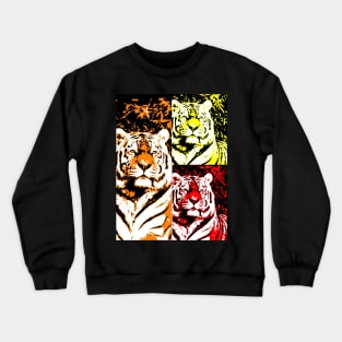 The Tiger (collage) Crewneck Sweatshirt